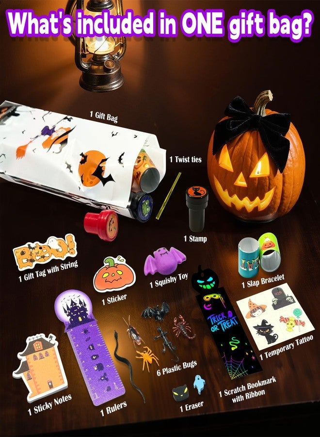 xFFFun 516PCS Halloween Party Favors Bulk for Kids, Goodie Bags Stuffers Stationery Set, Halloween School Treasure Box Toys Classroom Carnival Prizes for Kids, Non Candy Trick or Treat Gifts Bag Fillers - Image 5